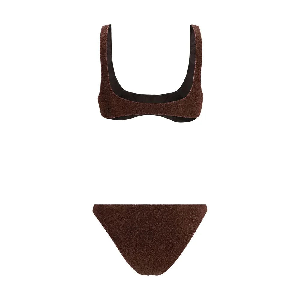 Oséree Brown Polyamide Bikini