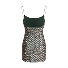 Oséree Multicolor Polyester Cocktail Dress - L