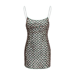 Oséree Multicolor Polyester Cocktail Dress - L