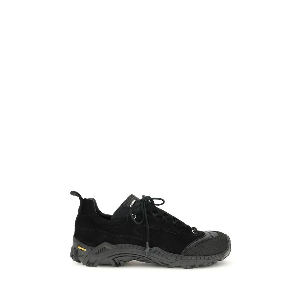 Our Legacy Black Calf Leather Bos Taurus Athletic Sneakers