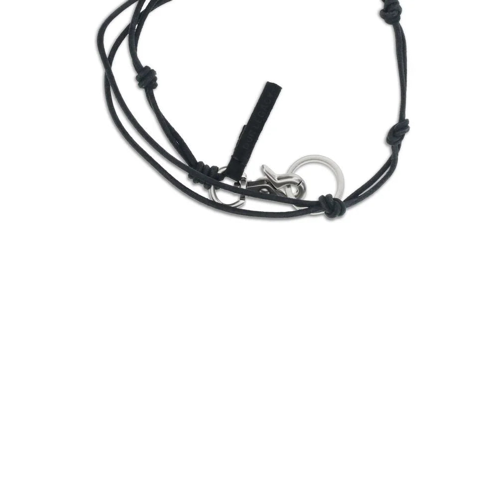 Our Legacy Black Calf Leather Bos Taurus Necklace - One Size