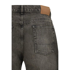 Our Legacy Black Cotton Relaxed Fit Jeans