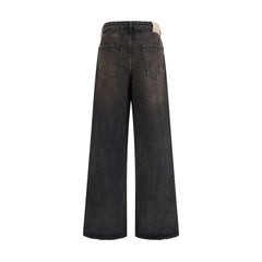 Our Legacy Svart Bomulls Jeans med Avslappet Passform