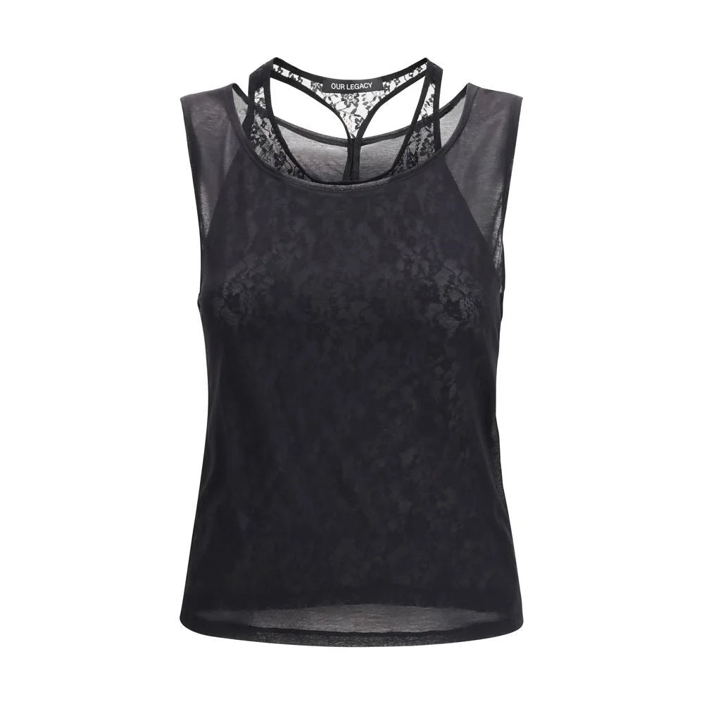 Our Legacy Black Cotton Top - IT38 | S