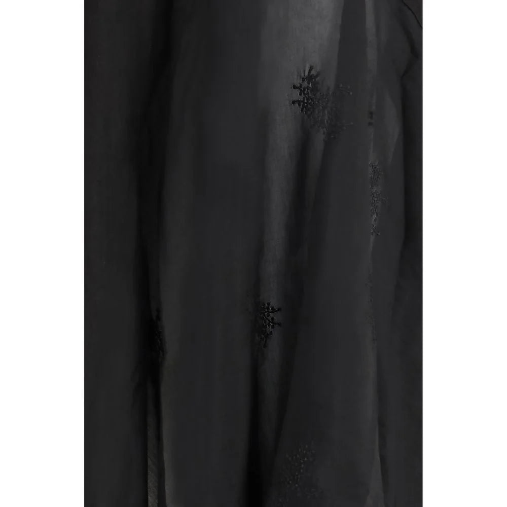 Our Legacy Black Lyocell Long Skirt