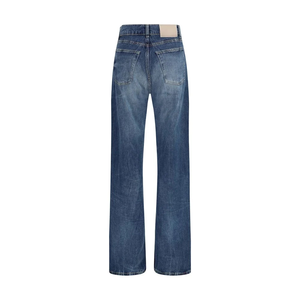 Our Legacy Blue Cotton Bootcut Jeans - W29