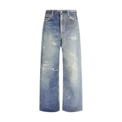 Our Legacy Blue Cotton Relaxed Fit Jeans - IT40 | M