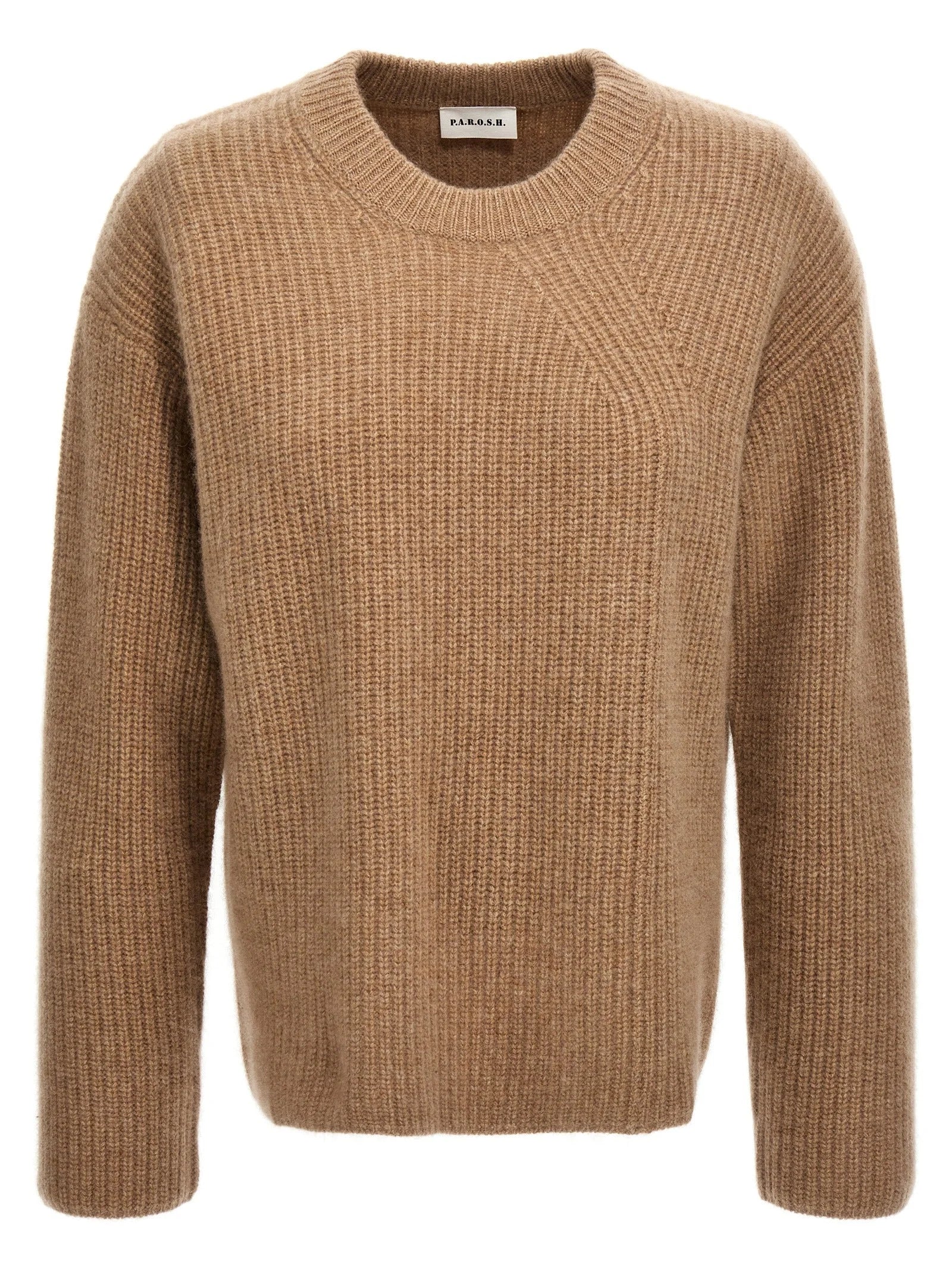 P.A.R.O.S.H. Beige Cashmere Cardigan - L