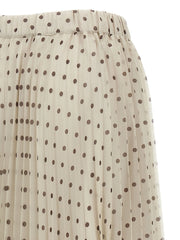 P.A.R.O.S.H. Beige Polyester Mini Skirt