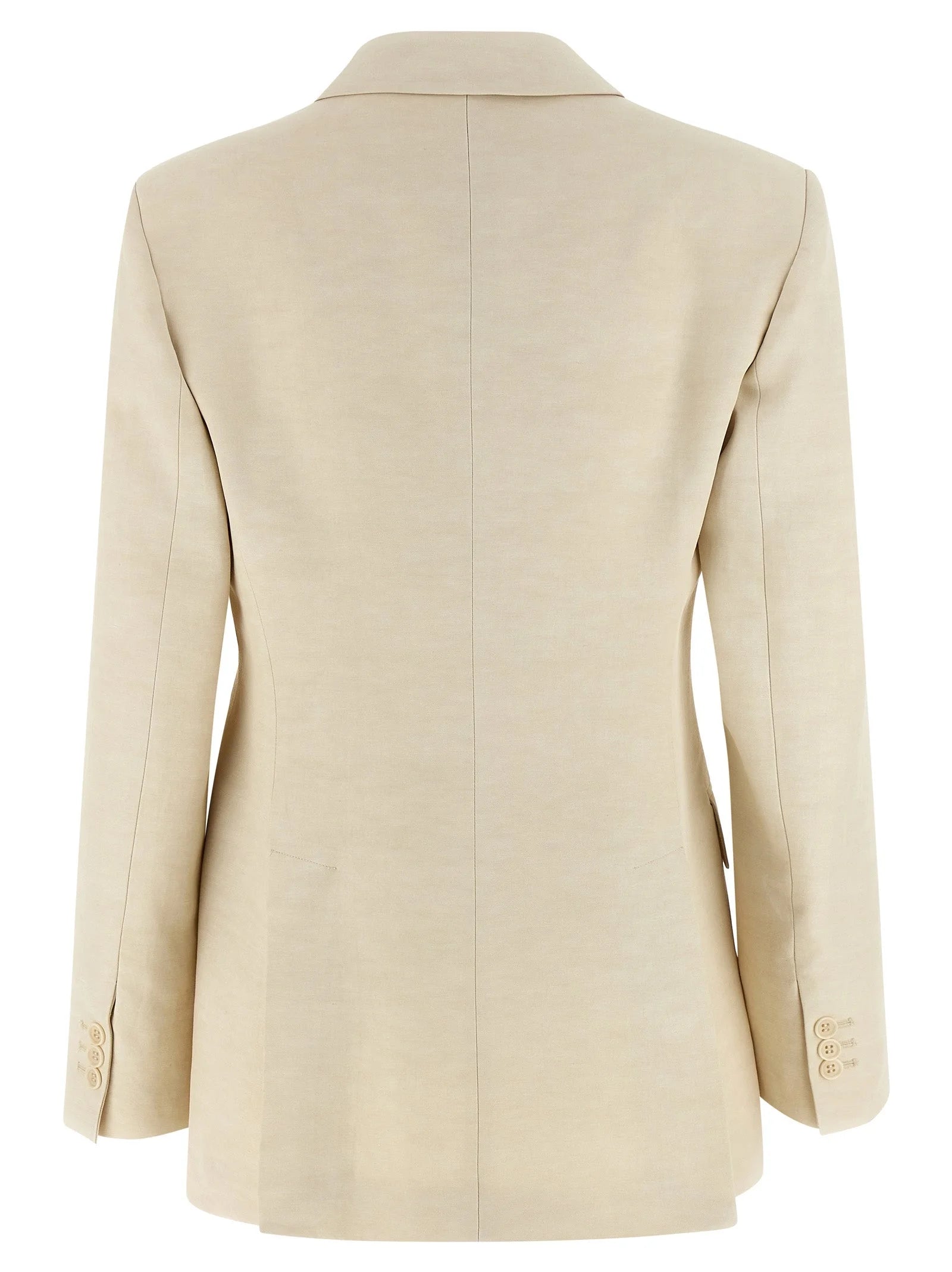 P.A.R.O.S.H. Beige Viscose Blazer - XL