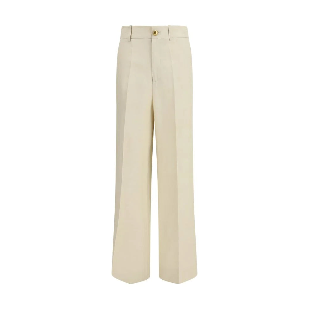 P.A.R.O.S.H. Beige Viscose Casual Pants