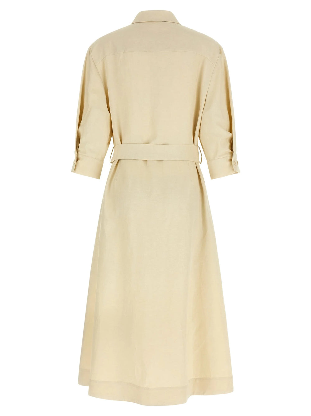 P.A.R.O.S.H. Beige Viscose Long Dress
