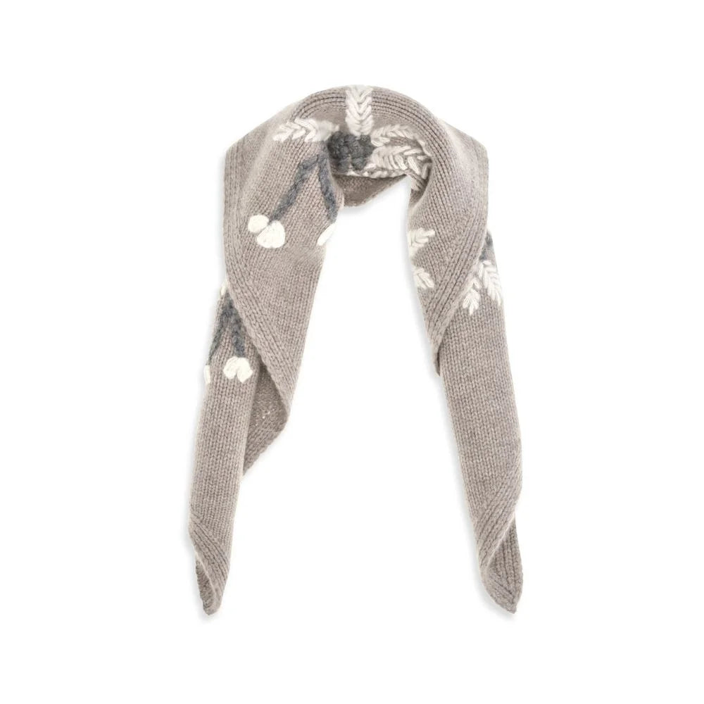 P.A.R.O.S.H. Beige Wool Oves Aries Scarf