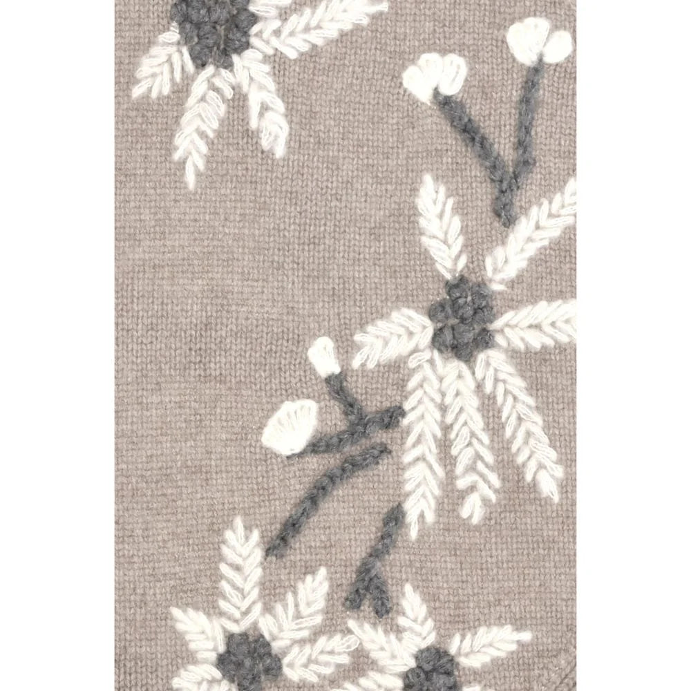 P.A.R.O.S.H. Beige Wool Oves Aries Scarf