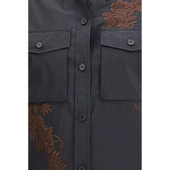 P.A.R.O.S.H. Black Cotton Shirt