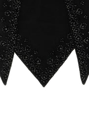 P.A.R.O.S.H. Black Wool Foulard