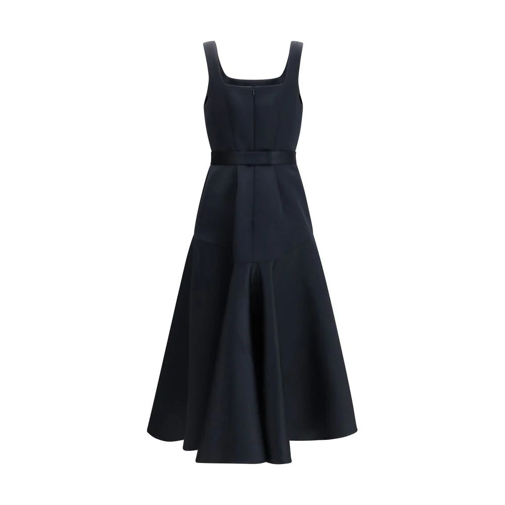 P.A.R.O.S.H. Blue Polyester Casual Dress - M