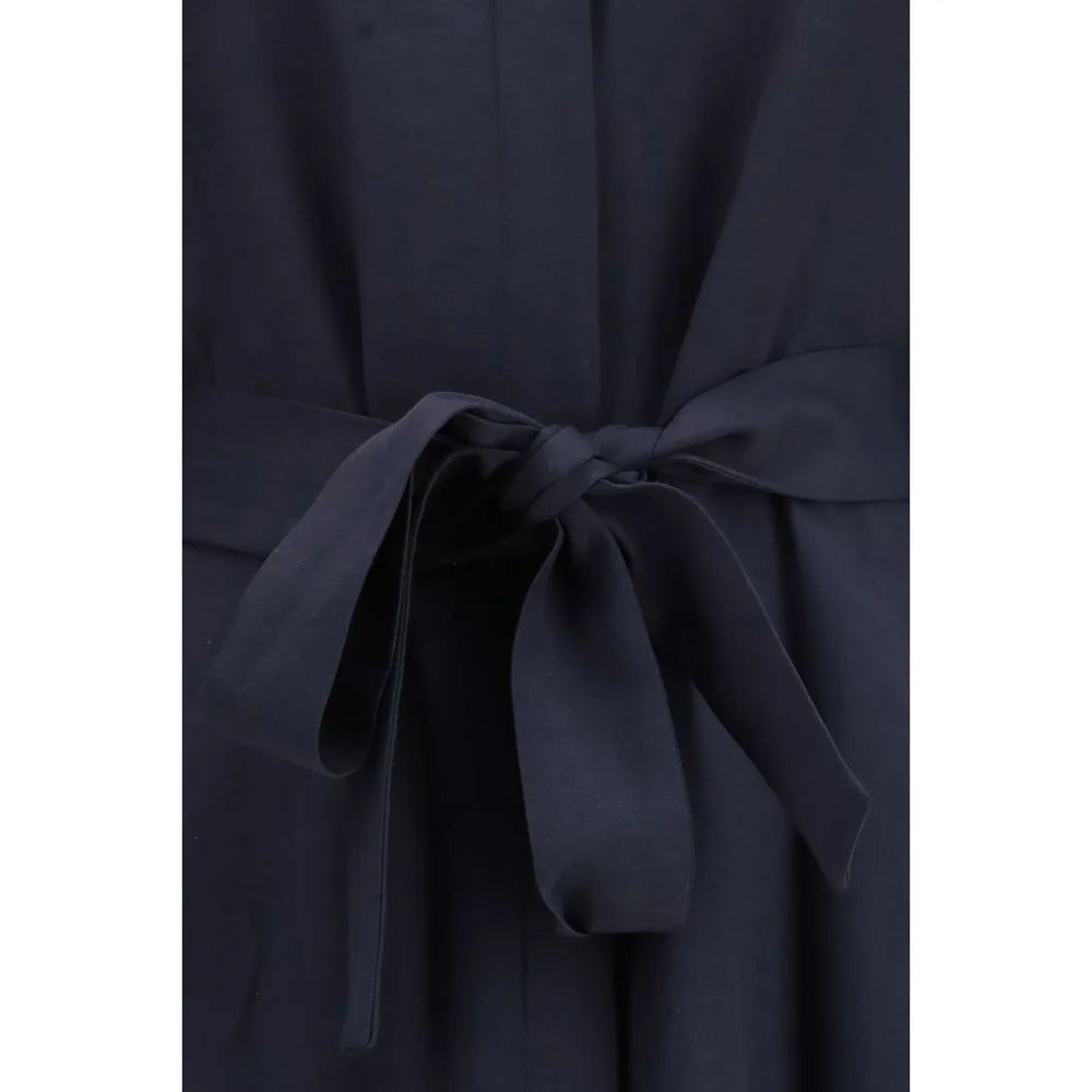 P.A.R.O.S.H. Blå Viscose Casual Kjole