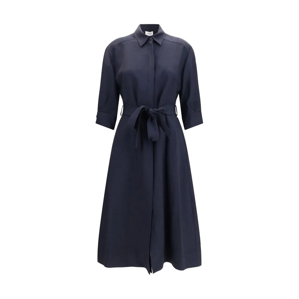 P.A.R.O.S.H. Blå Viscose Casual Kjole