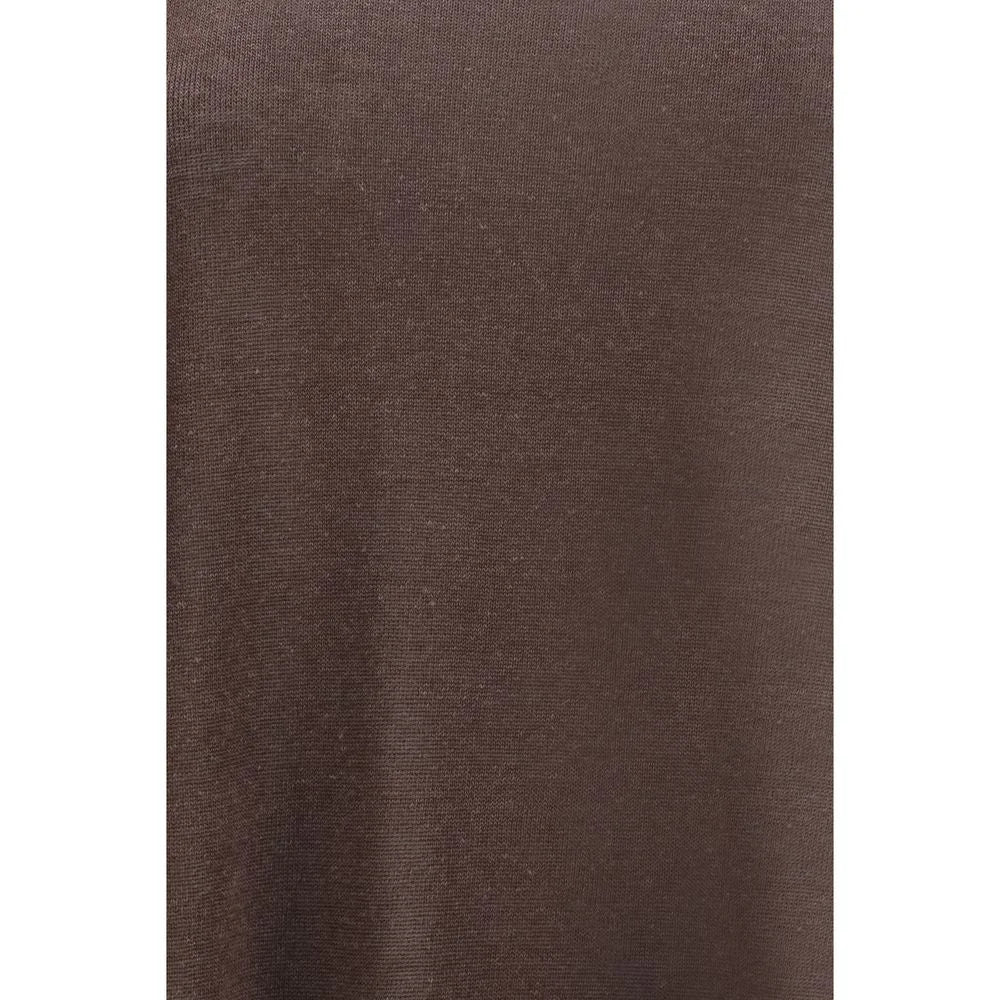 P.A.R.O.S.H. Brown Linen Tank Tops