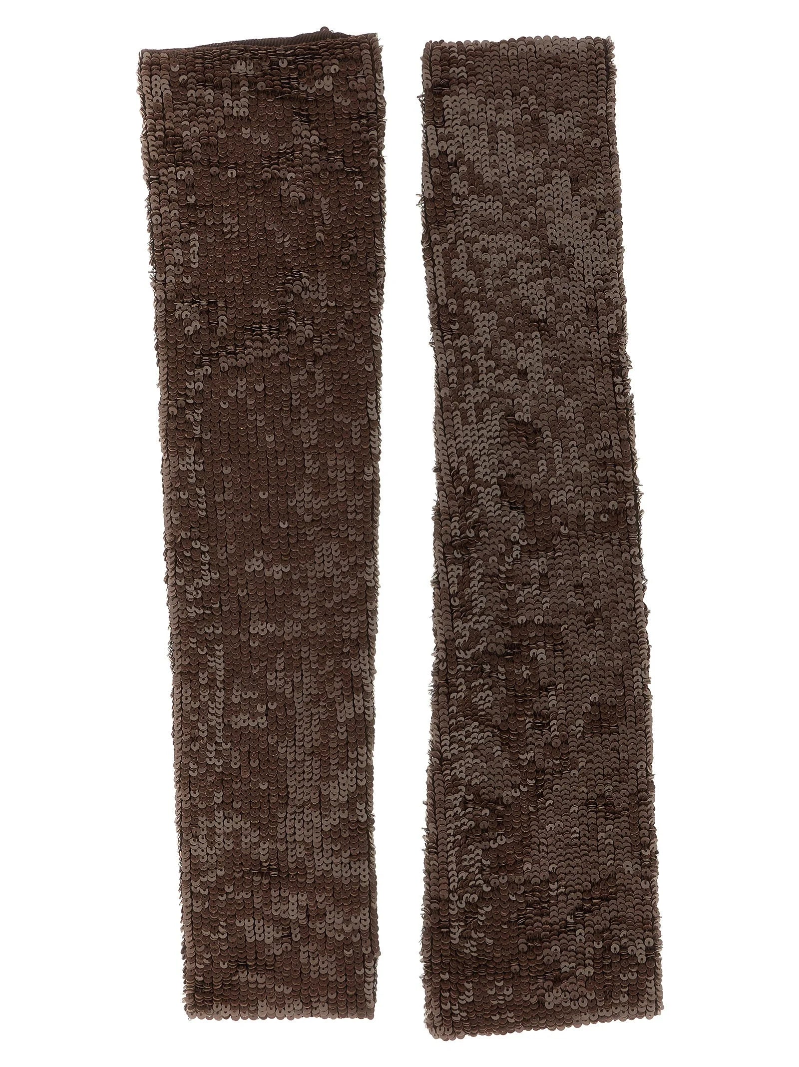 P.A.R.O.S.H. Brown Polyamide Gloves