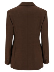 P.A.R.O.S.H. Brown Viscose Blazer