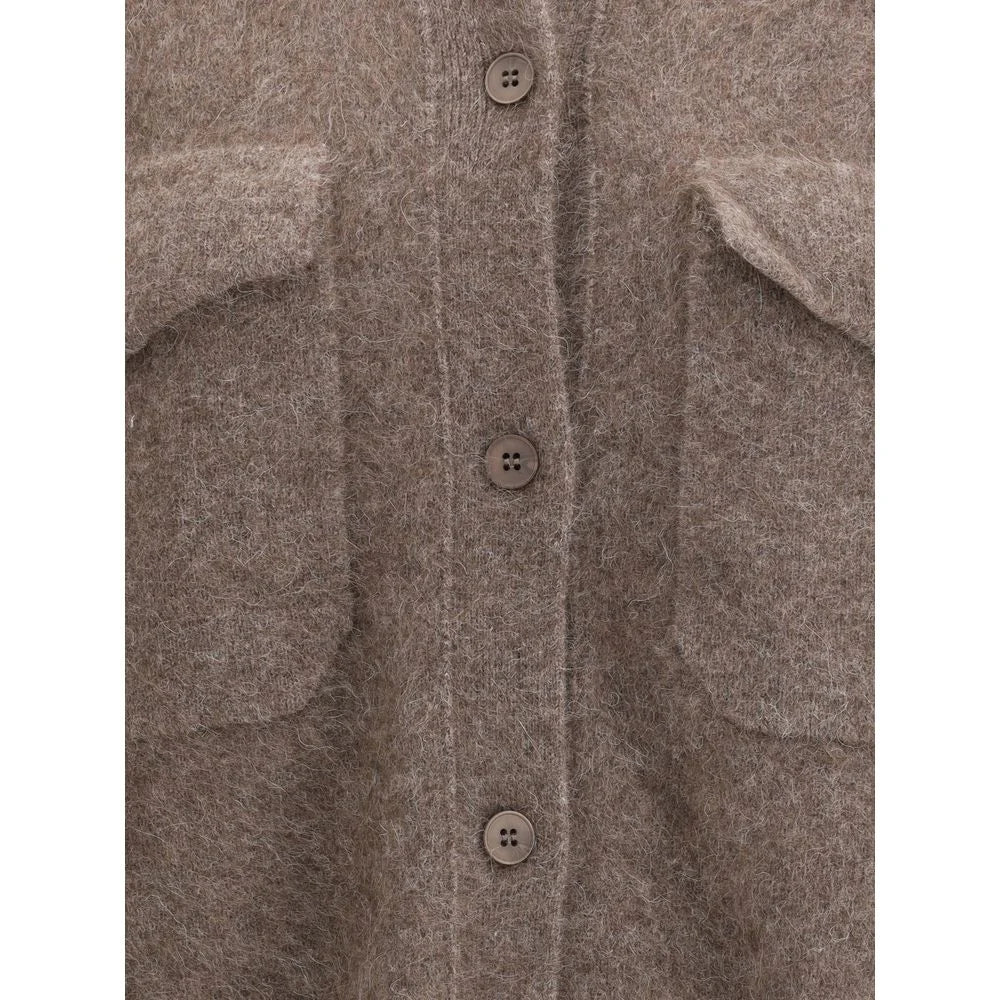 P.A.R.O.S.H. Cardigan with classic collar - S