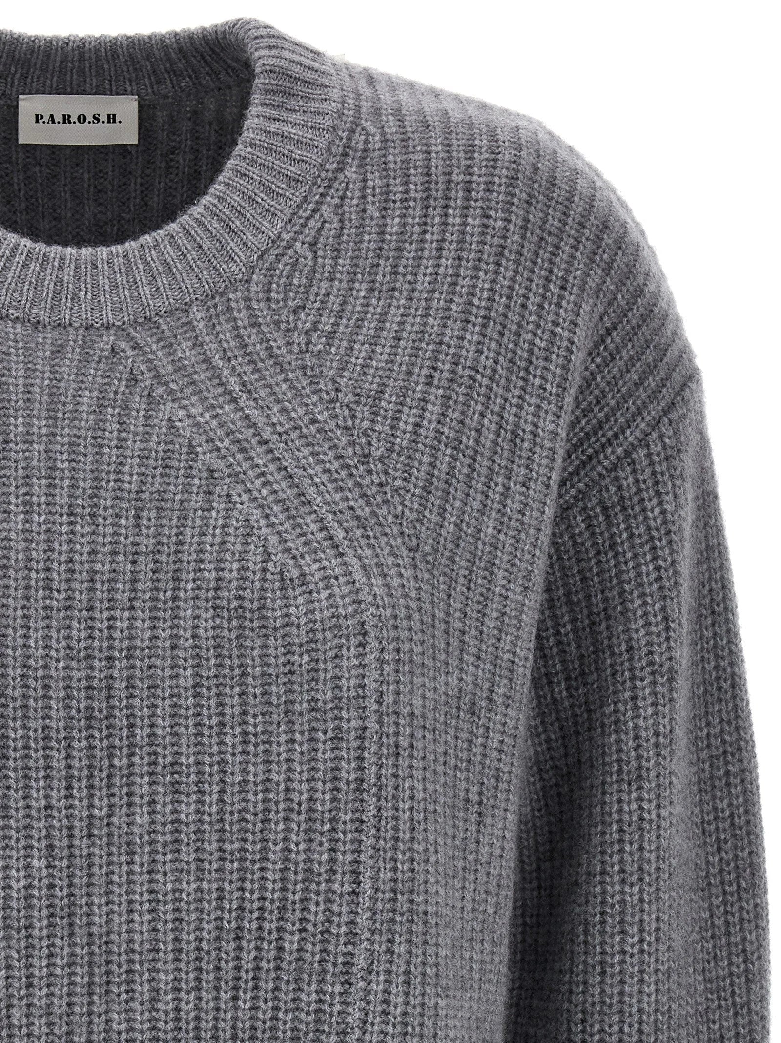 P.A.R.O.S.H. Gray Cashmere Cardigan - L