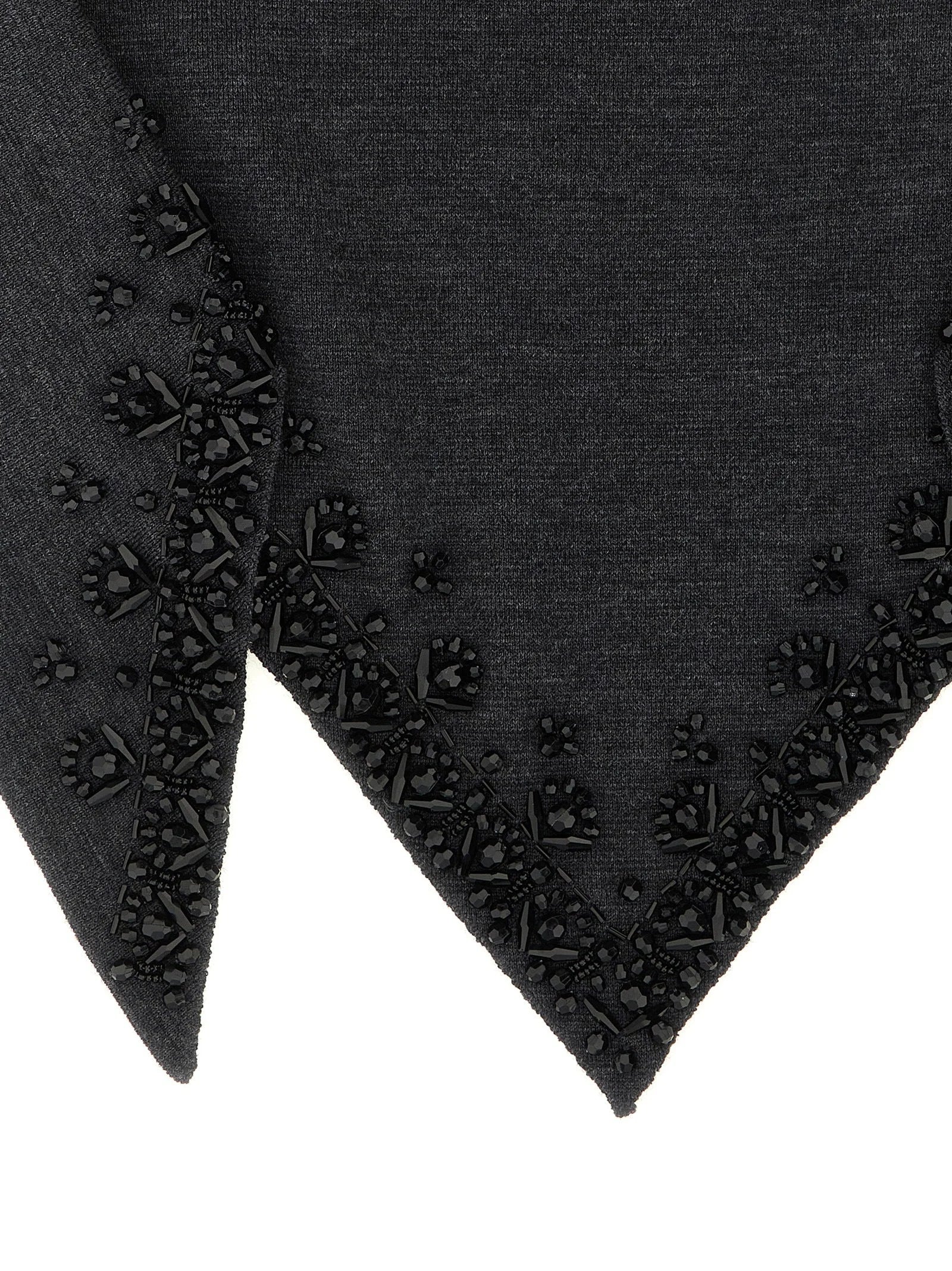 P.A.R.O.S.H. Gray Wool Scarf