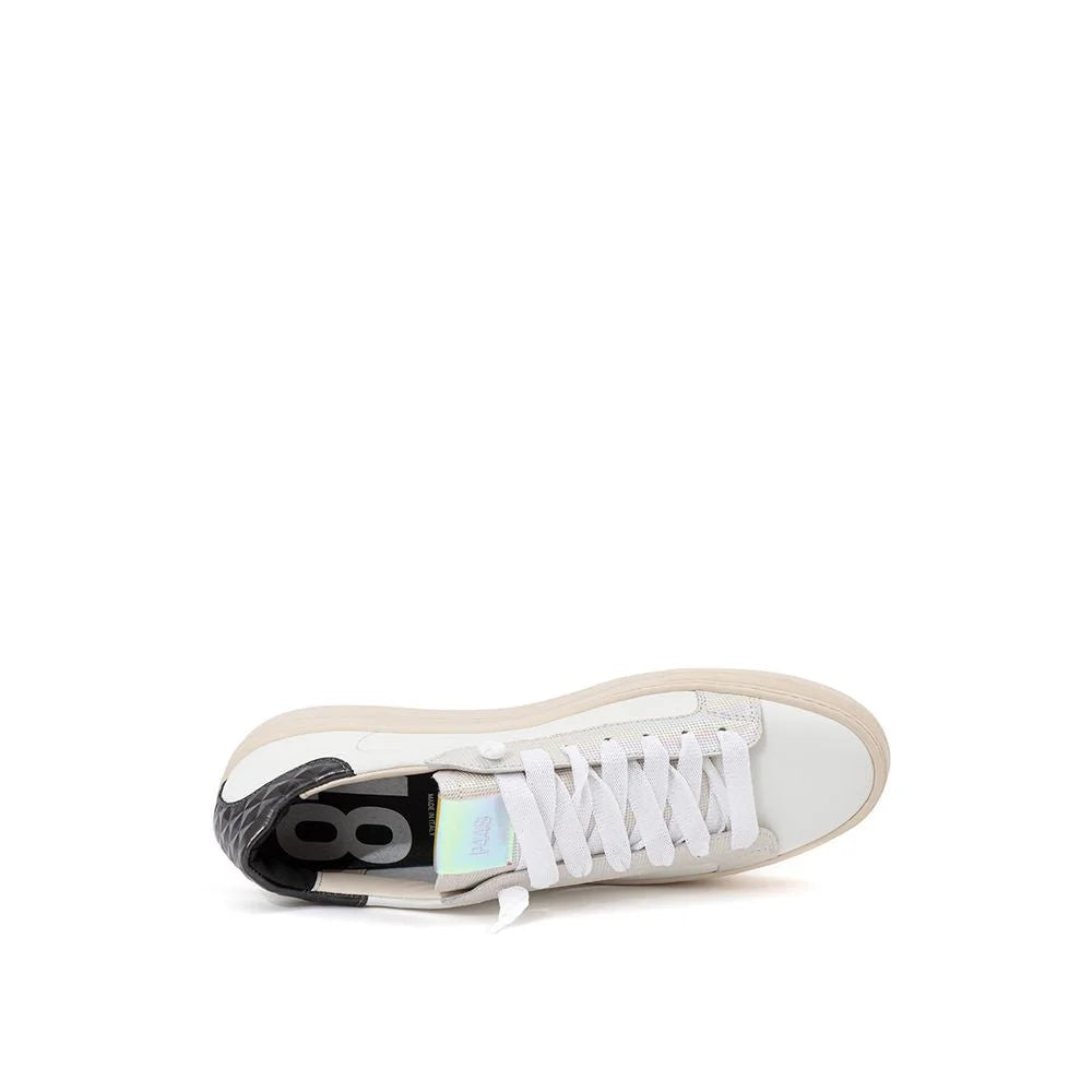P448 Elevate Your Sneaker Game with All-White Italian Leather Kicks - EU36/US6 - Sneakers