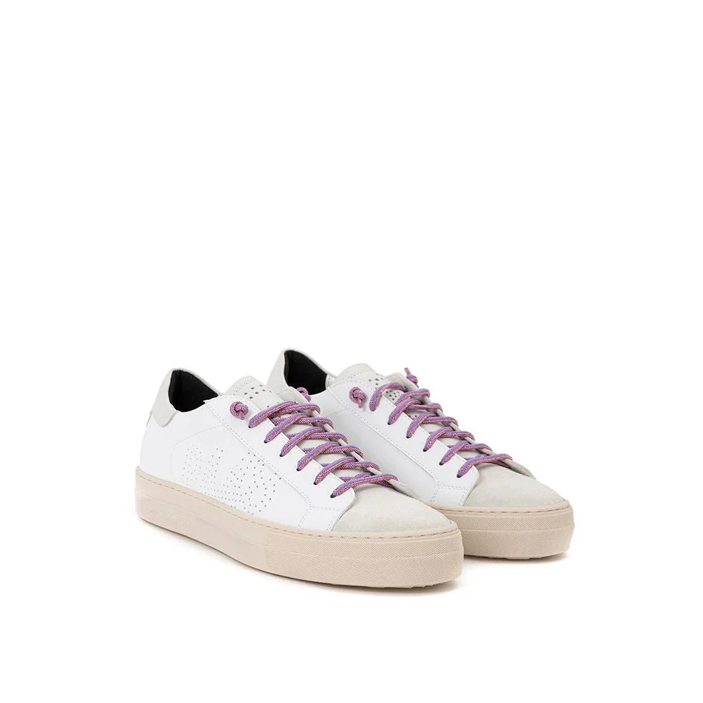 P448 White Leather Sneaker - EU36/US6 - Sneakers