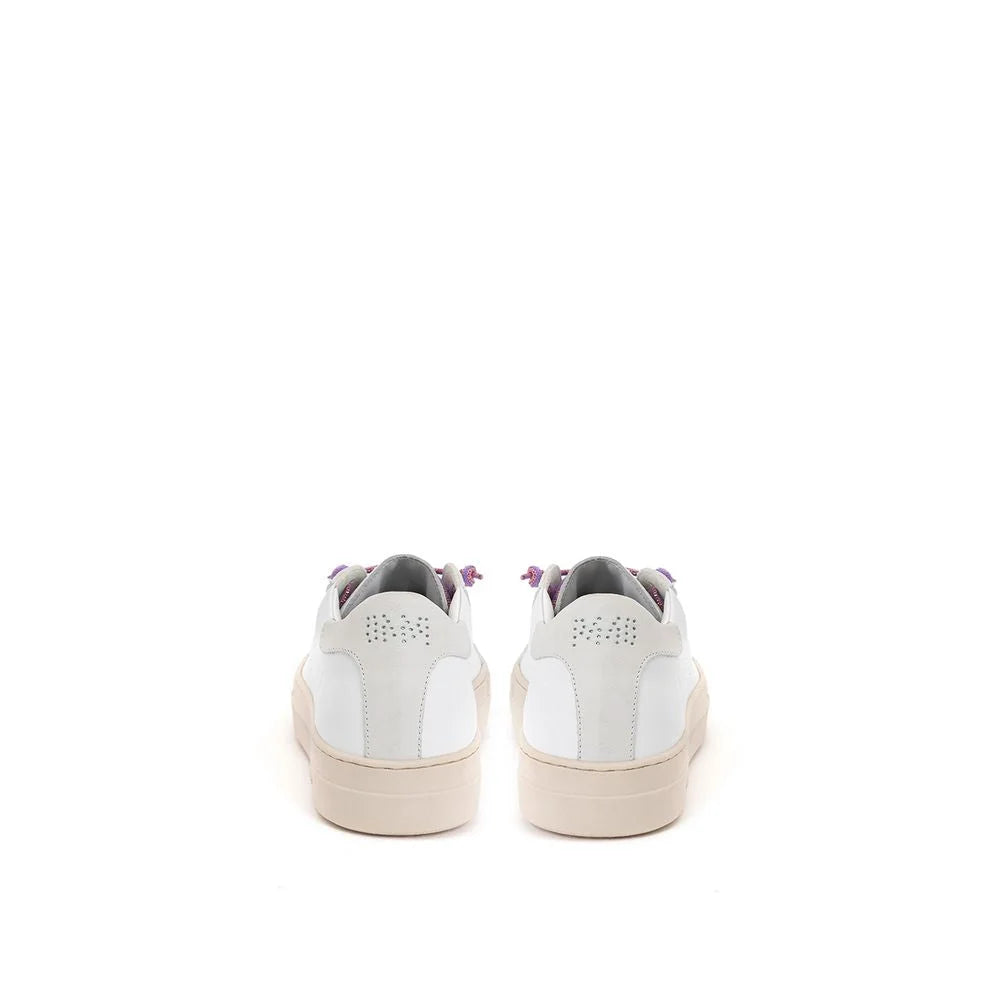 P448 White Leather Sneaker - EU36/US6 - Sneakers