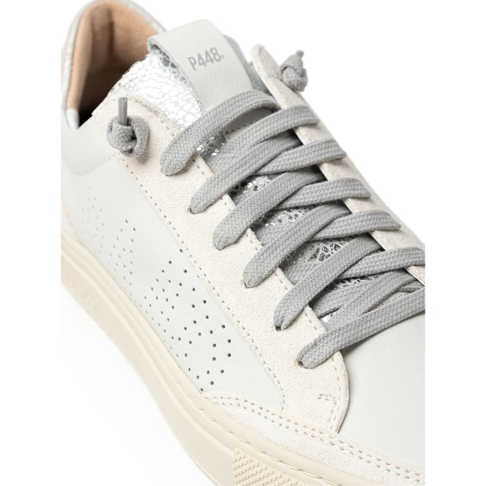P448 White Leather Sneaker - EU41/US11 - Sneakers