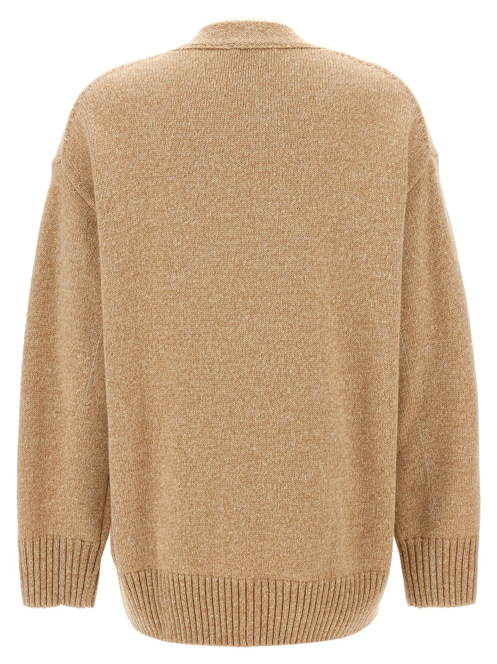 Paco Rabanne Beige Wool Cardigan - L
