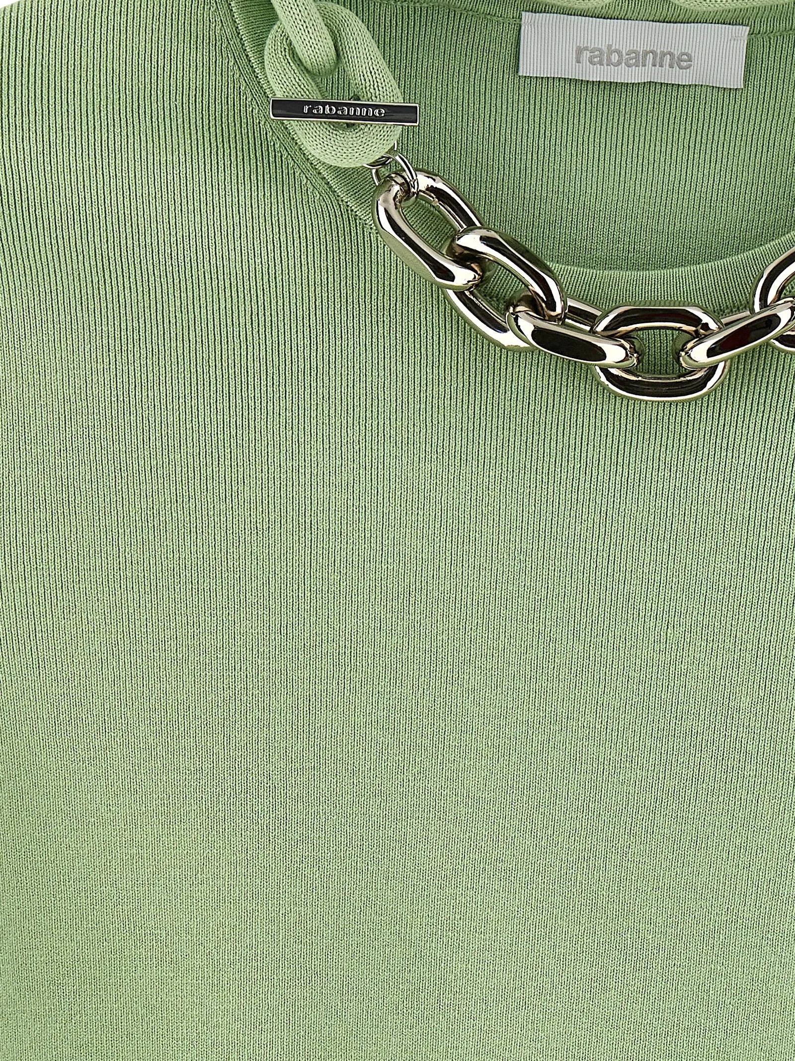 Paco Rabanne Bicolor Textile T-Shirt - M