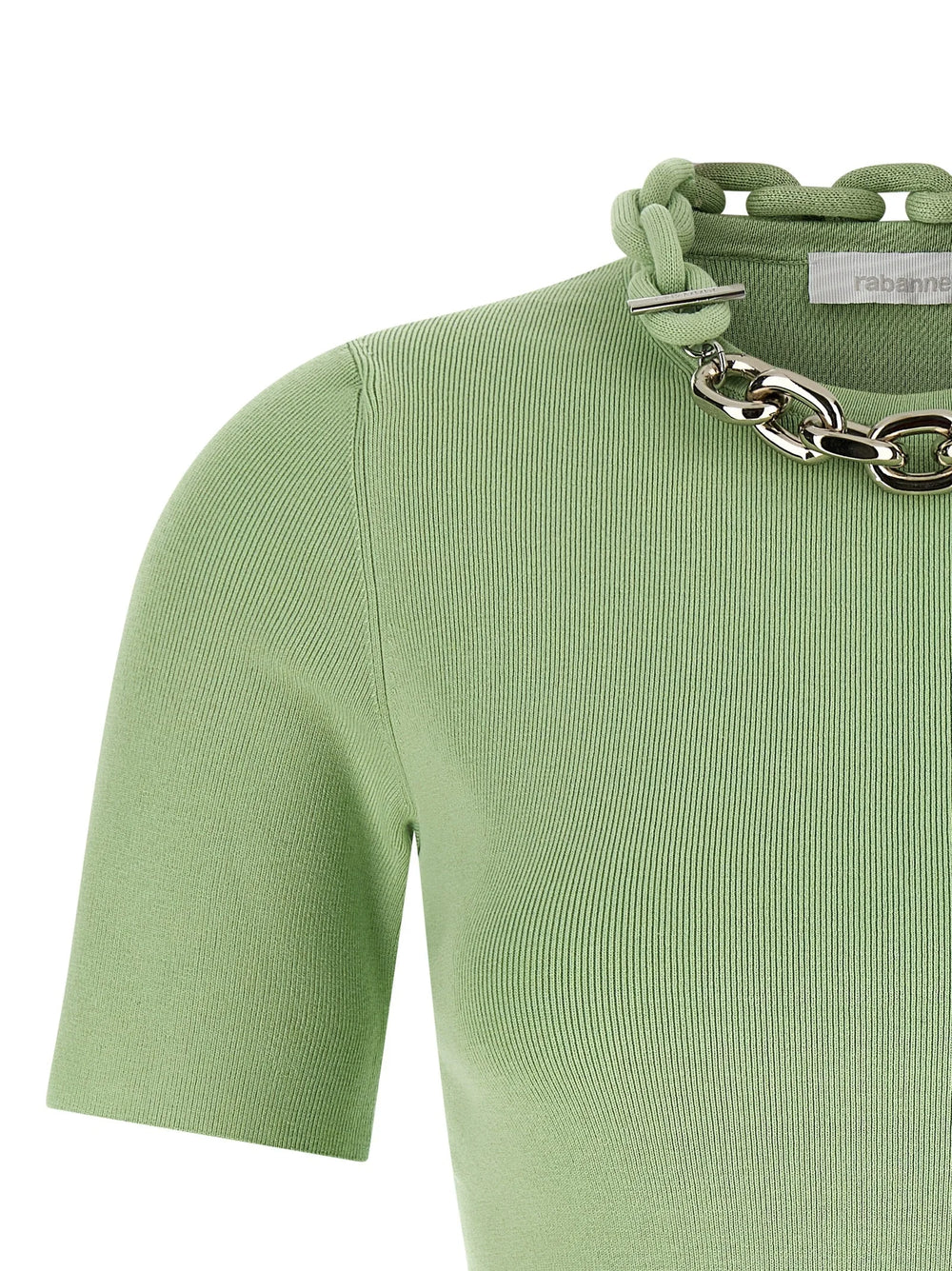 Paco Rabanne Bicolor Textile T-Shirt - M
