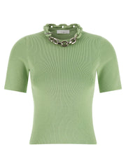 Paco Rabanne Bicolor Textile T-Shirt - M