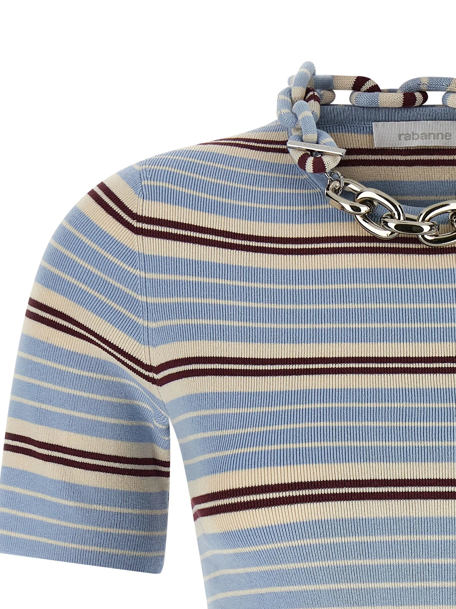 Paco Rabanne Blue Textile T-Shirt - M