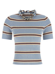 Paco Rabanne Blue Textile T-Shirt - M