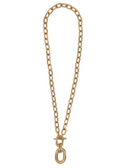 Paco Rabanne Gold Aluminum Necklace - One Size