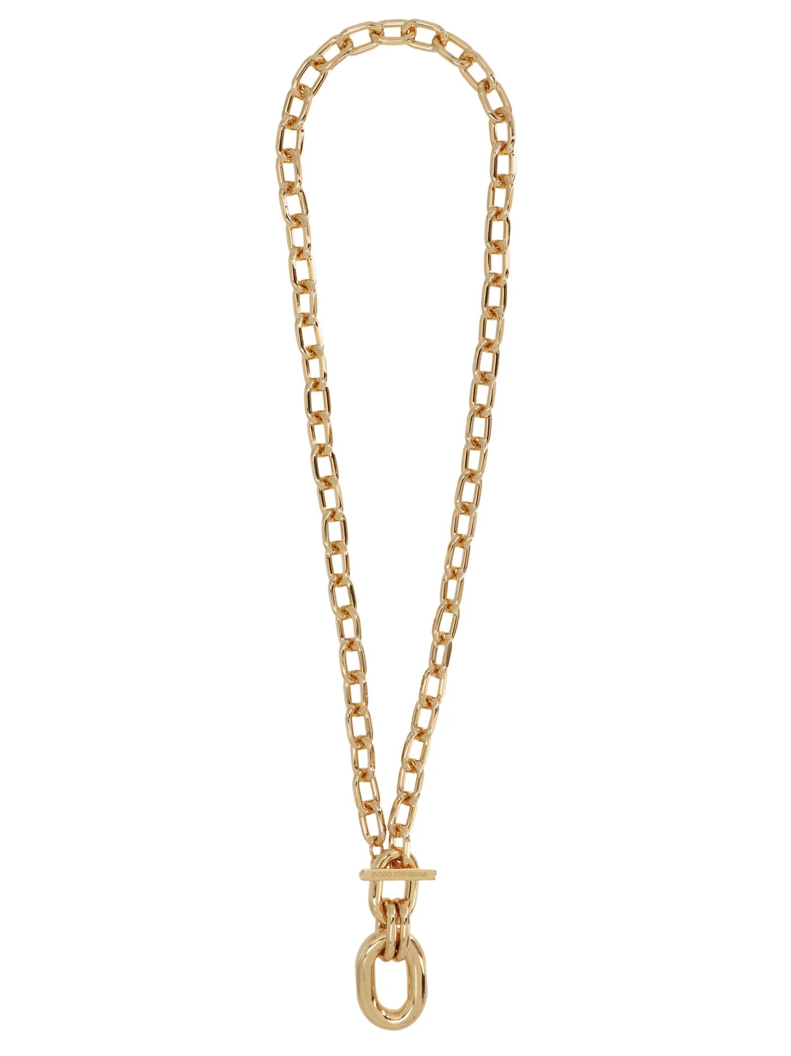 Paco Rabanne Gold Aluminum Necklace - One Size
