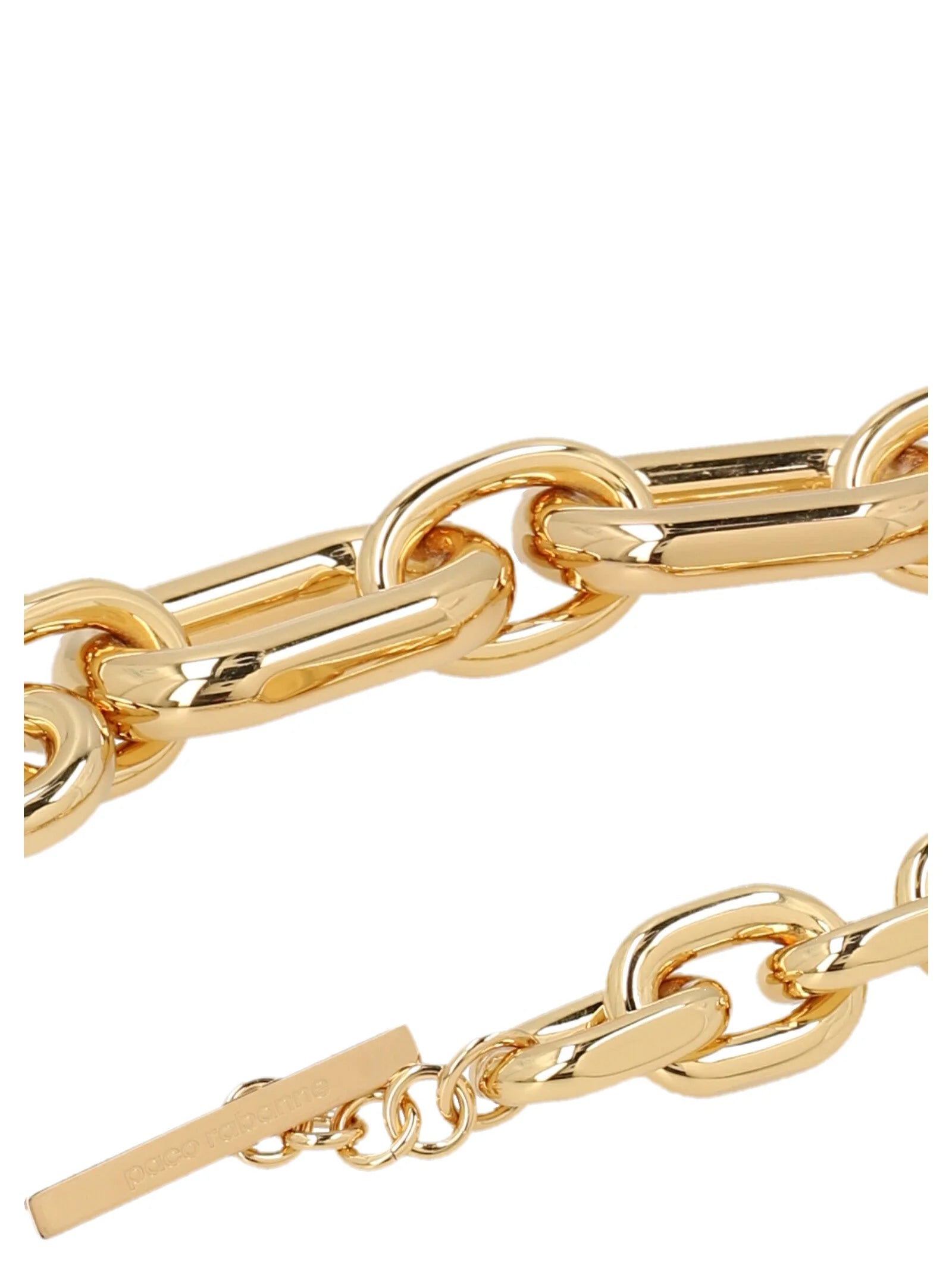 Paco Rabanne Gold Aluminum Necklace - One Size