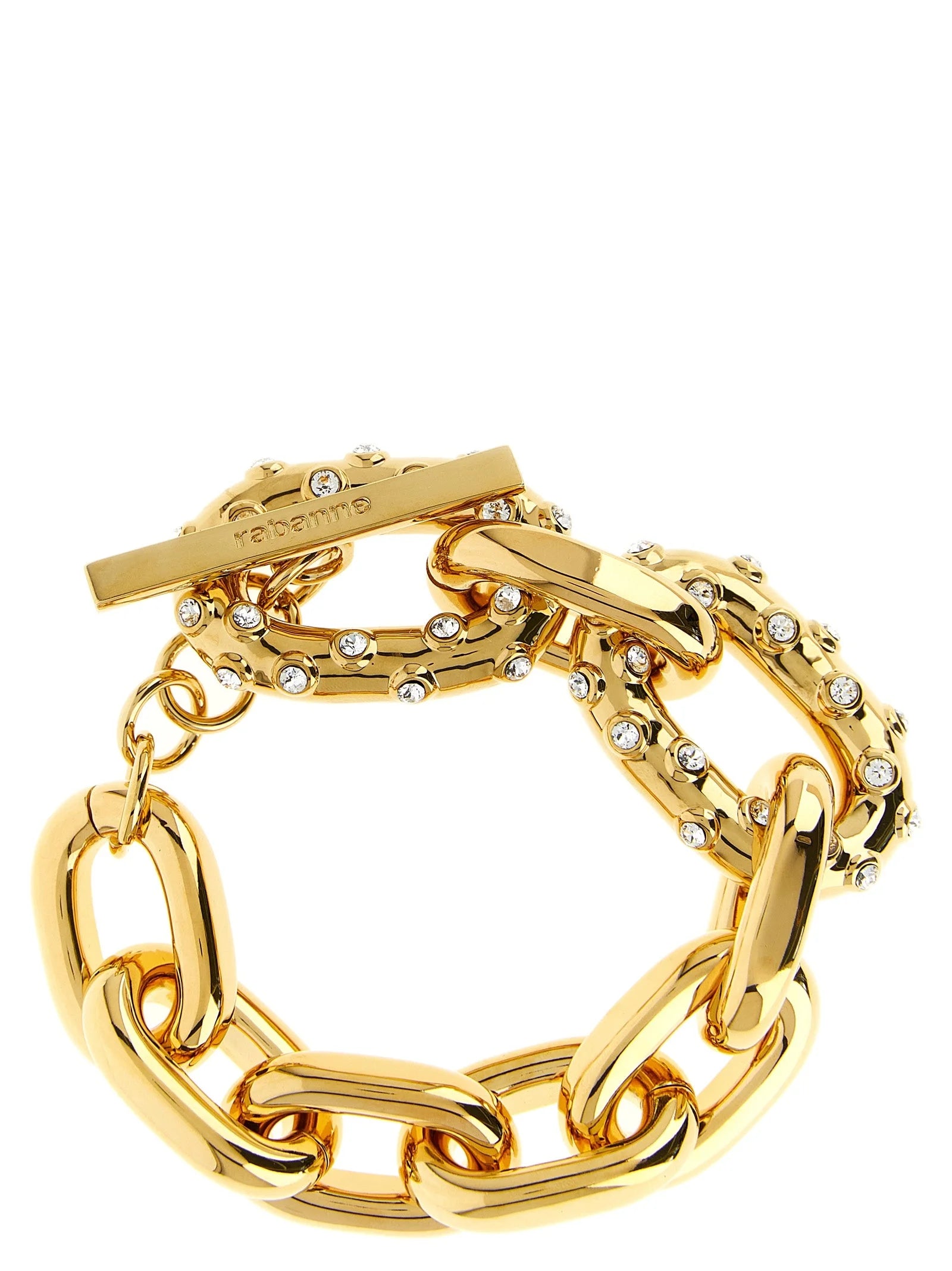 Paco Rabanne Gold Brass Bracelet - One Size