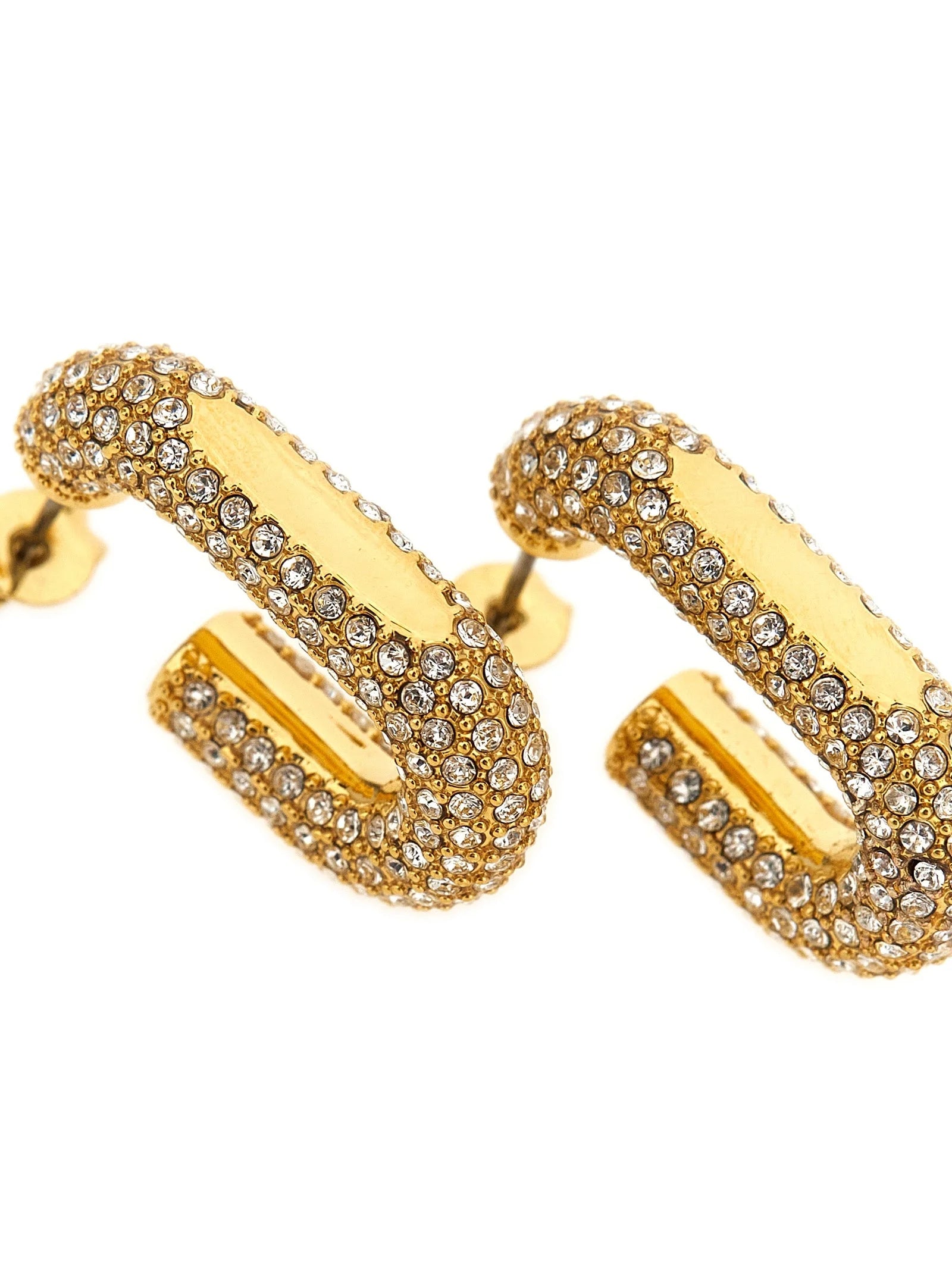 Paco Rabanne Gold Brass Earrings - One Size