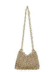 Paco Rabanne Gold Brass Shoulder Bag