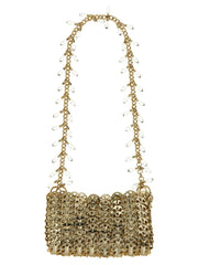 Paco Rabanne Gold Brass Shoulder Bag