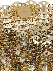 Paco Rabanne Gold Brass Shoulder Bag