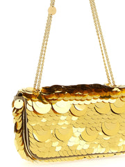 Paco Rabanne Gold Polyester Shoulder Bag