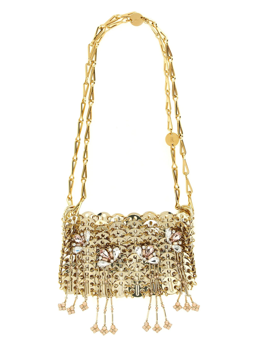 Paco Rabanne Gold Stainless Steel Shoulder Bag