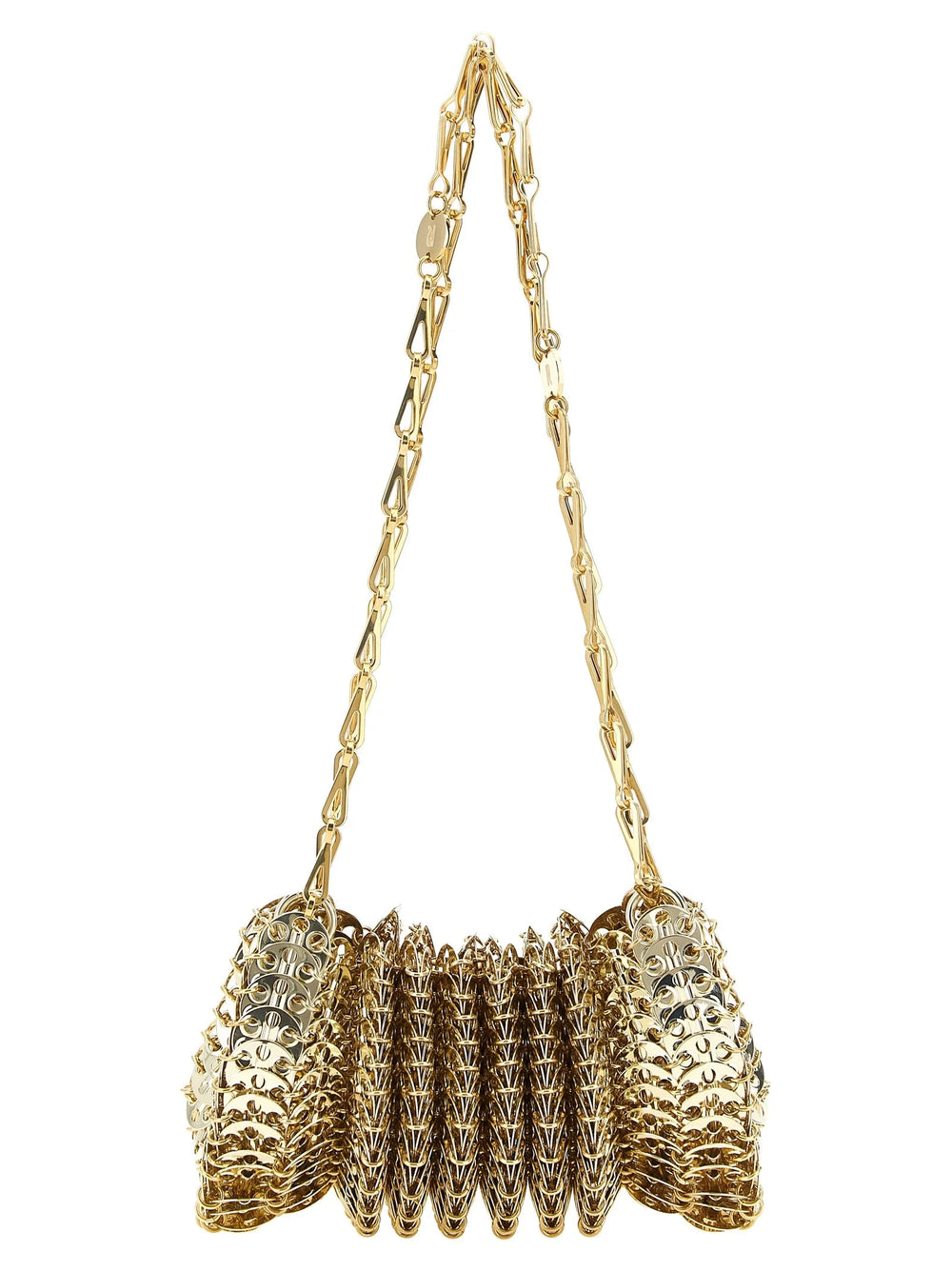 Paco Rabanne Gold Stainless Steel Shoulder Bag